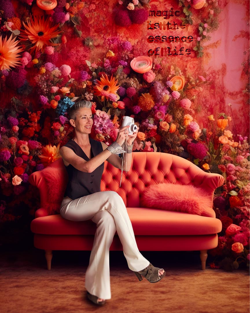 Floral background photo