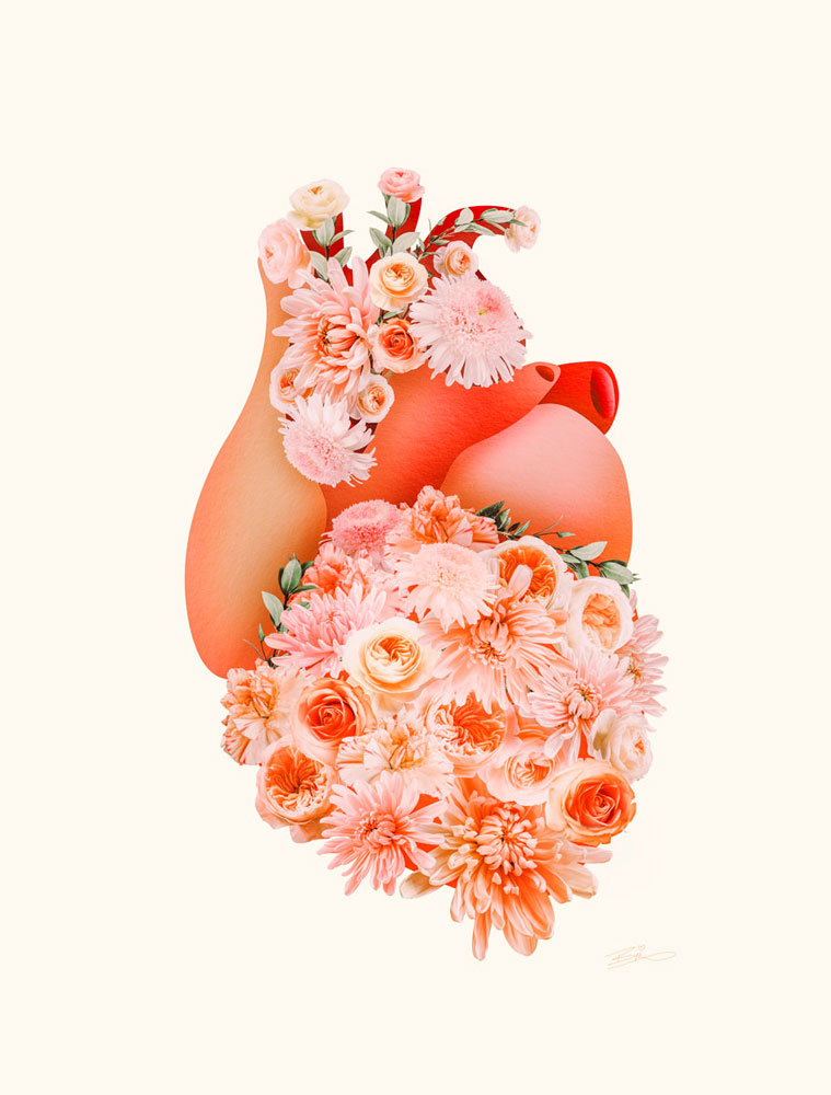 Blooming heart
